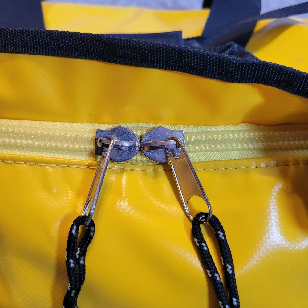 Guide Gear Waterproof Duffel Bag Dry Large Yellow Molded Base Heavy Duty
